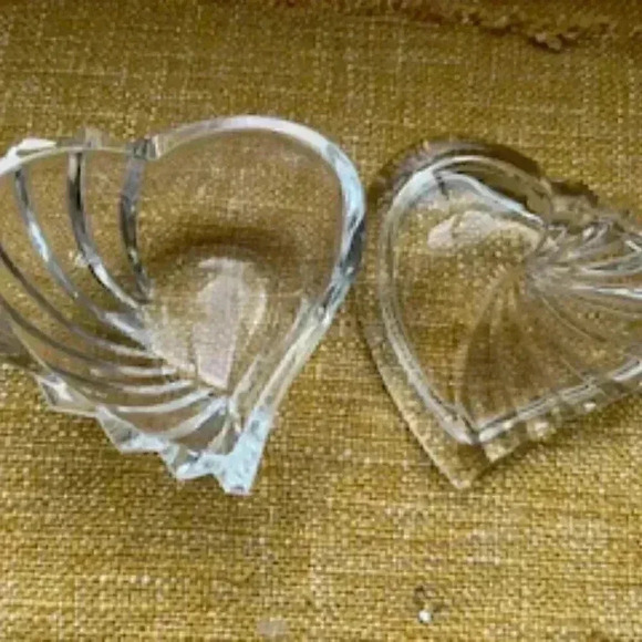 Gorham Leaded Crystal Heart Shaped Trinket‎ Jewelry Vanity Box - Picture 8 of 8
